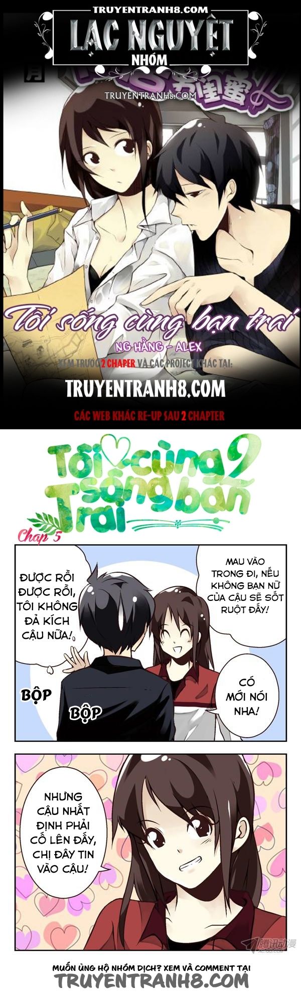 Tôi Sống Cùng Bạn Trai 2 Chapter 5 - Trang 2