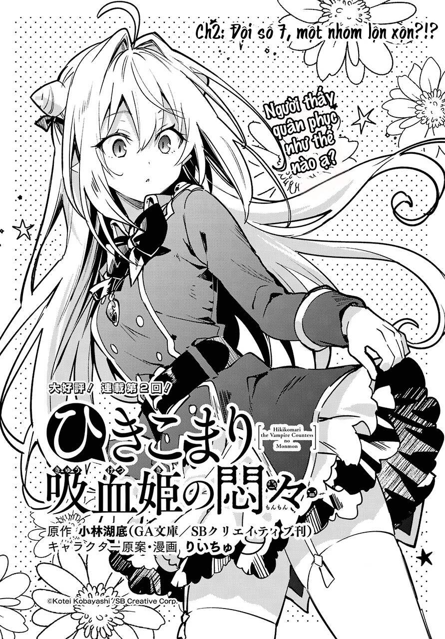 Hikikomari Kyuuketsuki No Monmon Chapter 2 - Trang 2