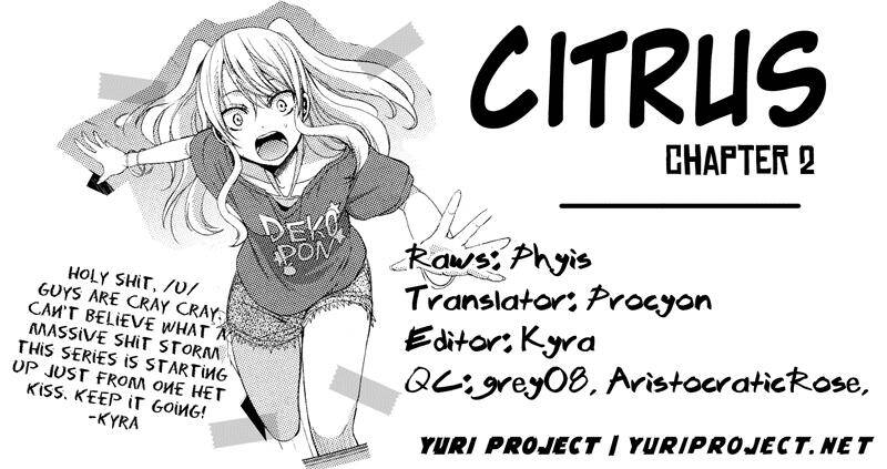 Citrus Chapter 2 - Trang 2