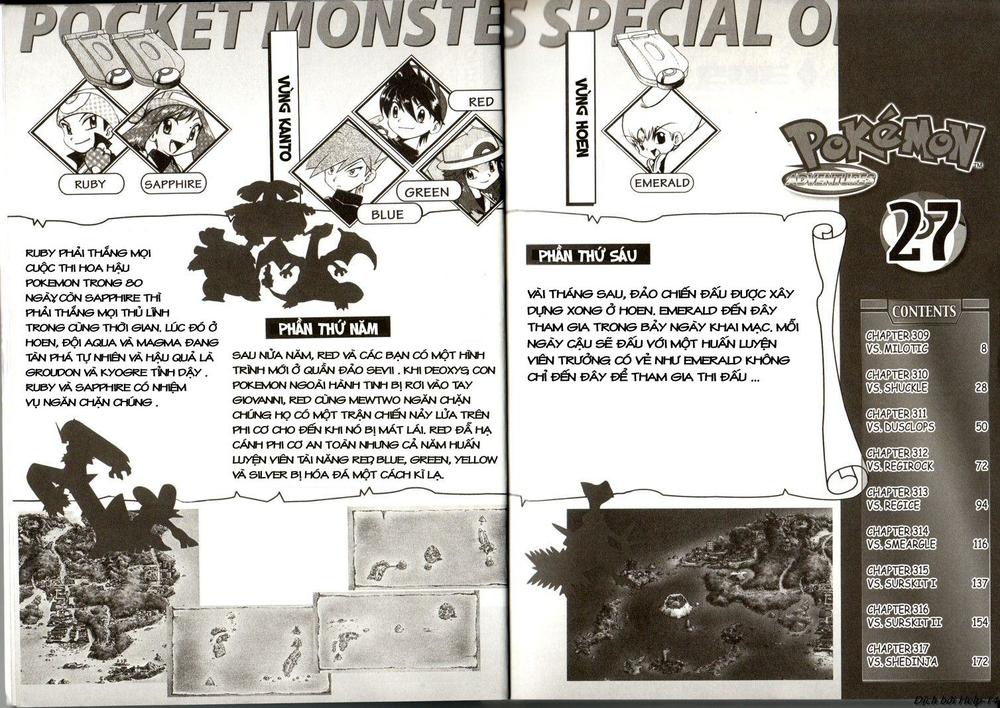 Pokemon Special Chapter 309-311 - Trang 2