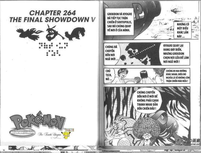 Pokemon Special Chapter 264 - Trang 2