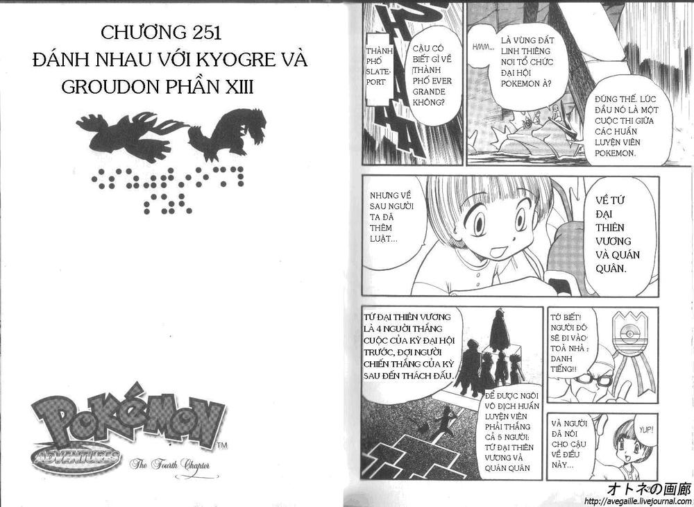 Pokemon Special Chapter 250-252 - Trang 2