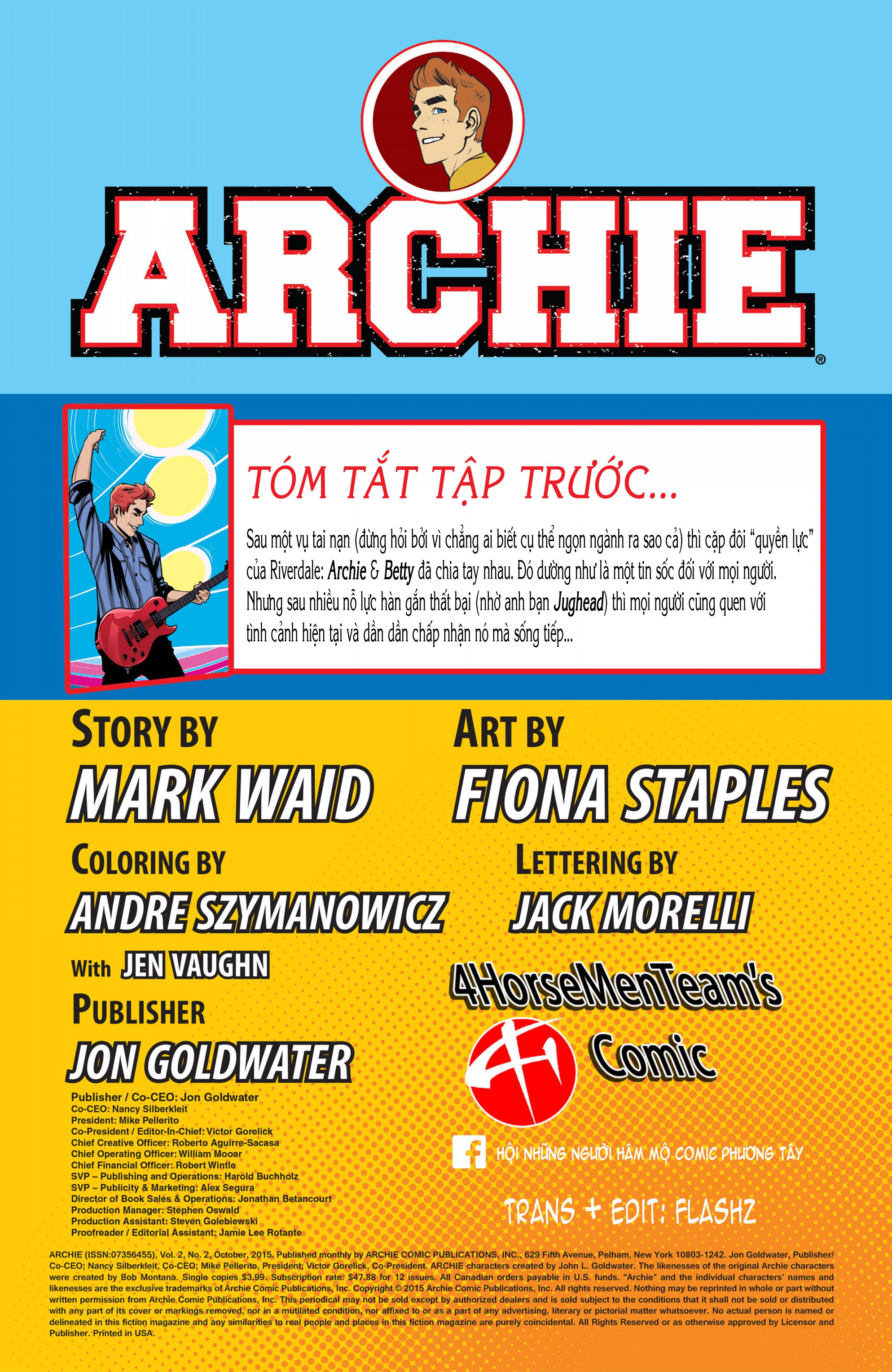 Archie (2015) Chapter 2 - Trang 2