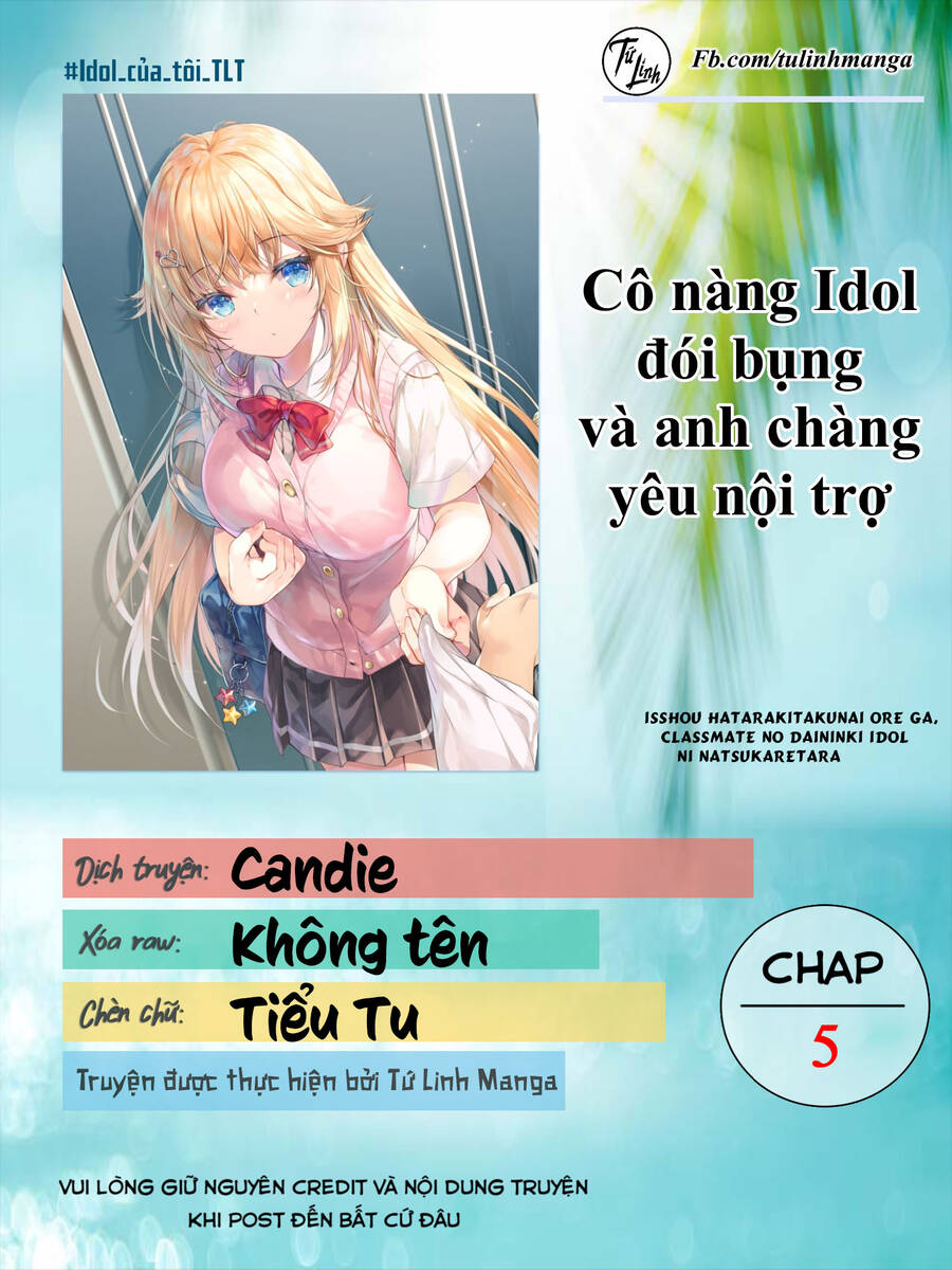 Cô Nàng Idol Đói Bụng Và Anh Chàng Yêu Nội Trợ Chapter 5 - Trang 2