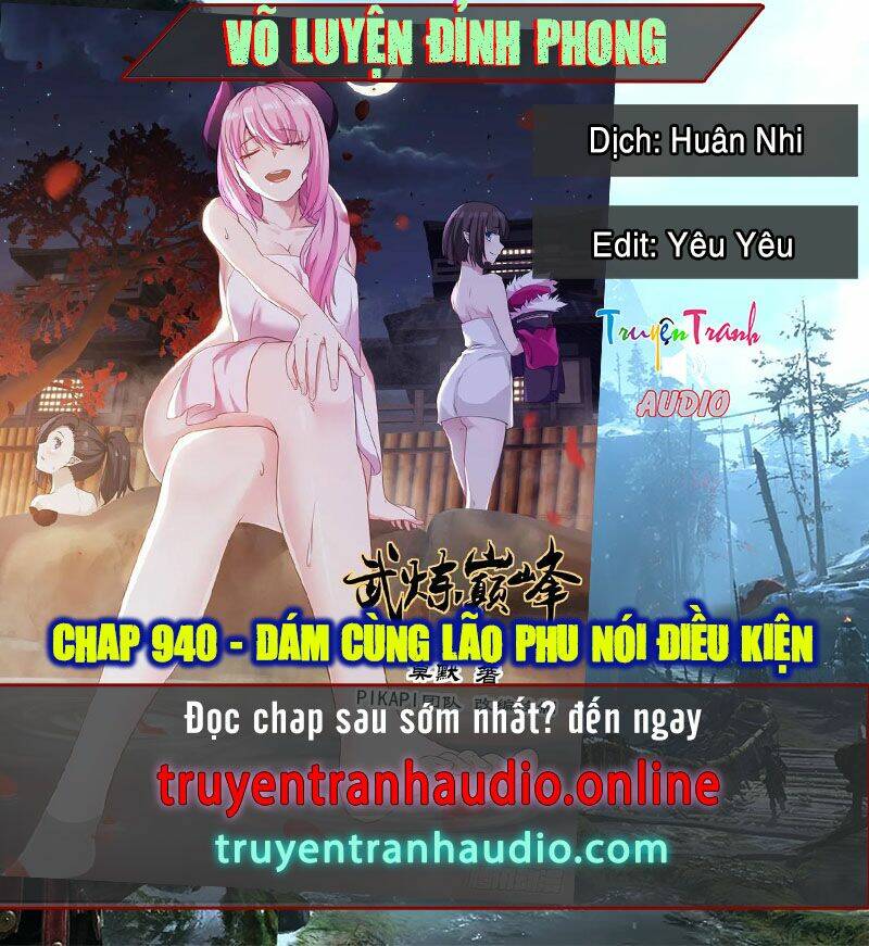 Võ Luyện Đỉnh Phong Chapter 940 - Trang 2