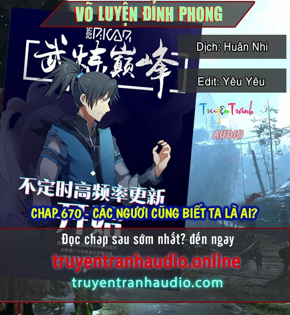 Võ Luyện Đỉnh Phong Chapter 670 - Trang 2