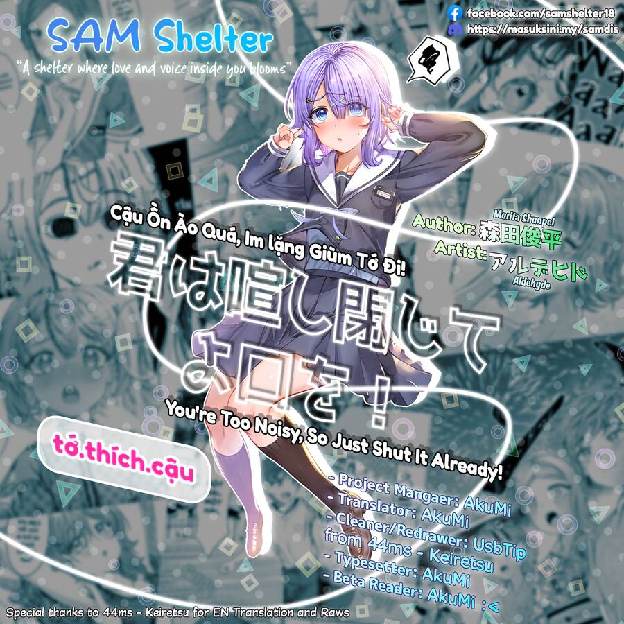 Kimi Wa Yakamashi Tojite Yo Kuchi Wo! Chapter 98 - Trang 2