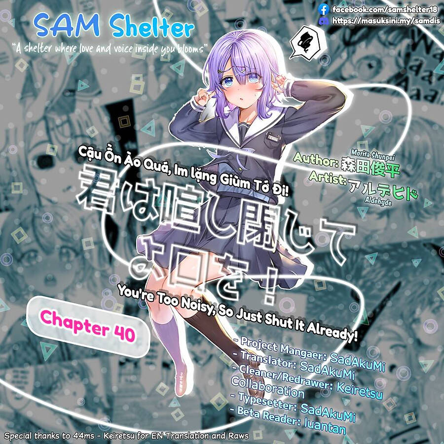 Kimi Wa Yakamashi Tojite Yo Kuchi Wo! Chapter 79 - Trang 2