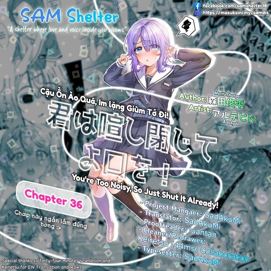 Kimi Wa Yakamashi Tojite Yo Kuchi Wo! Chapter 71 - Trang 2