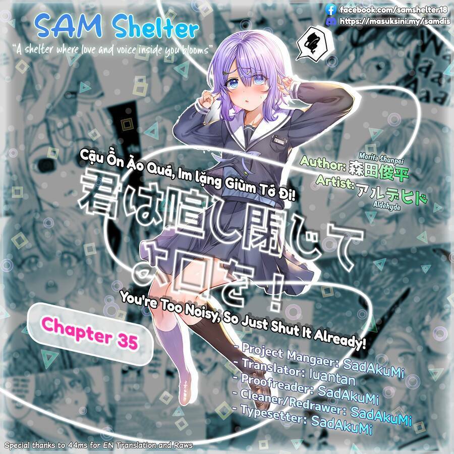 Kimi Wa Yakamashi Tojite Yo Kuchi Wo! Chapter 69 - Trang 2