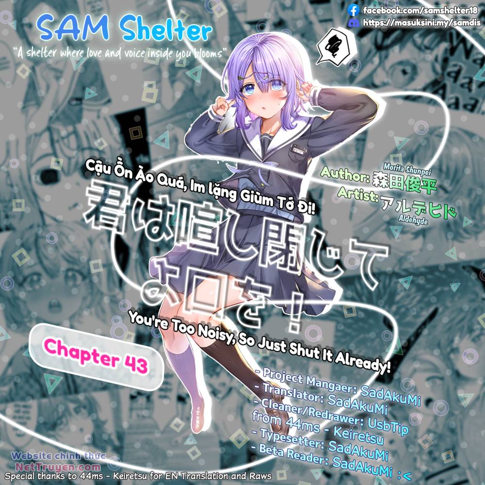 Kimi Wa Yakamashi Tojite Yo Kuchi Wo! Chapter 43 - Trang 2