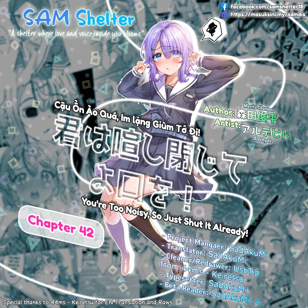 Kimi Wa Yakamashi Tojite Yo Kuchi Wo! Chapter 42 - Trang 2