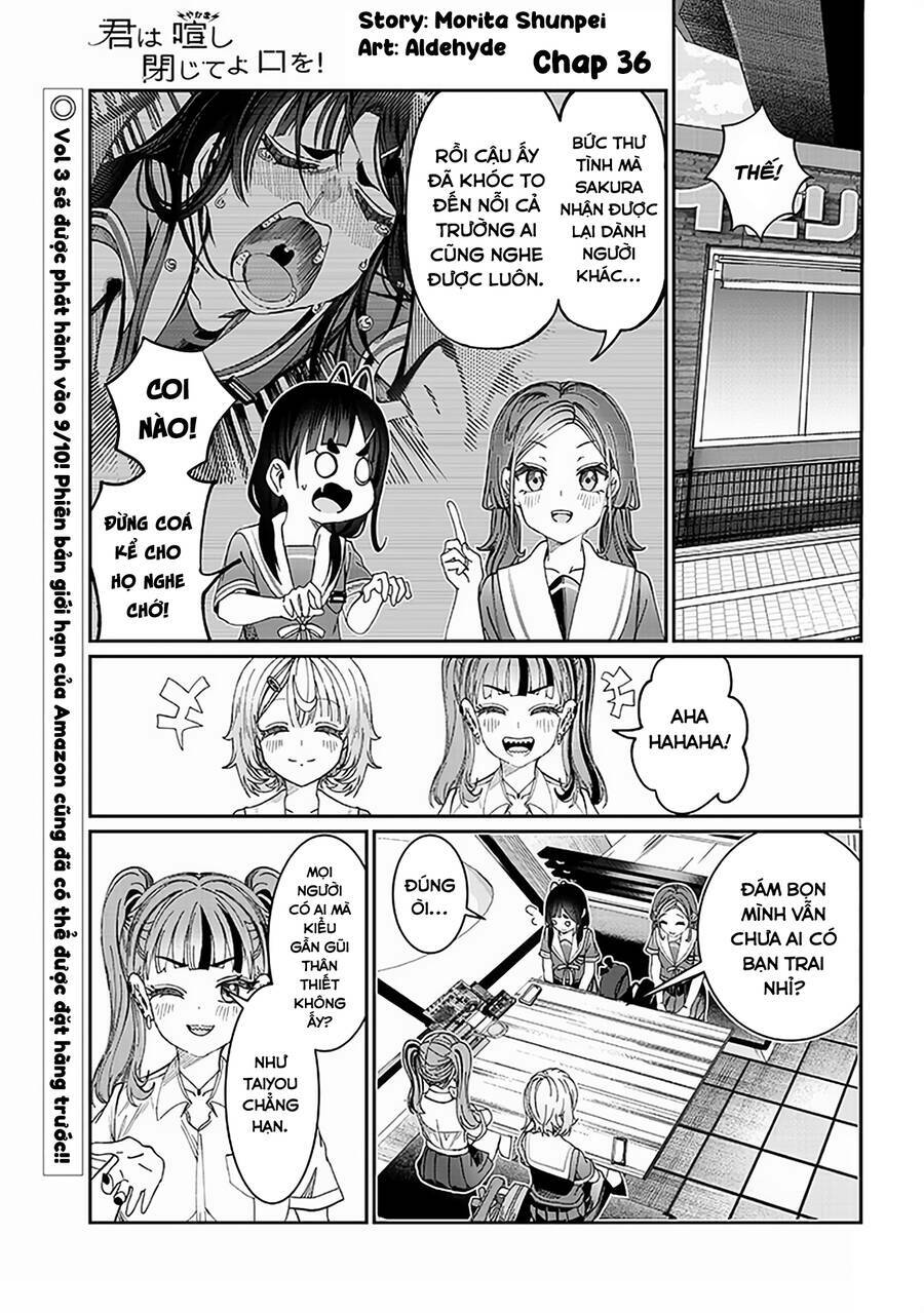 Kimi Wa Yakamashi Tojite Yo Kuchi Wo! Chapter 36 - Trang 2