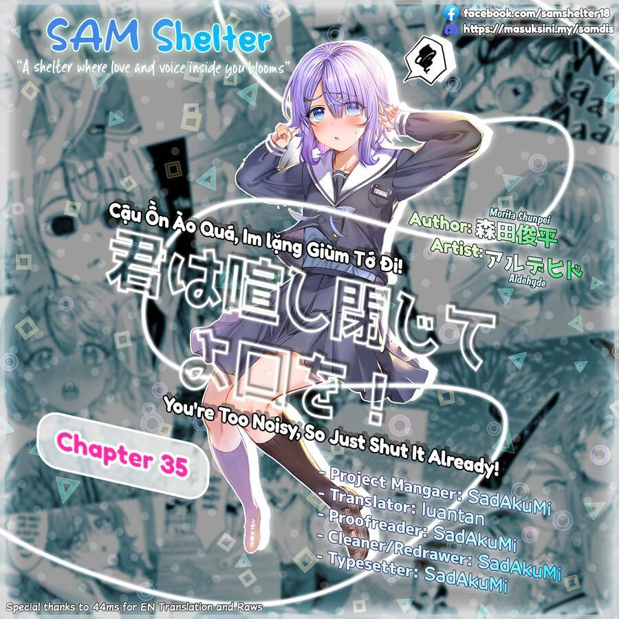 Kimi Wa Yakamashi Tojite Yo Kuchi Wo! Chapter 35 - Trang 2