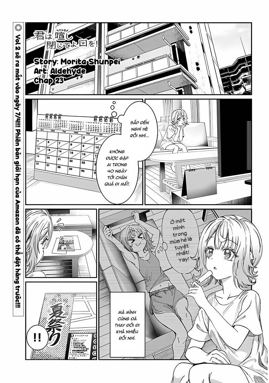 Kimi Wa Yakamashi Tojite Yo Kuchi Wo! Chapter 23 - Trang 2