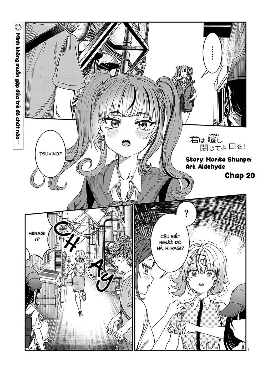 Kimi Wa Yakamashi Tojite Yo Kuchi Wo! Chapter 20 - Trang 2