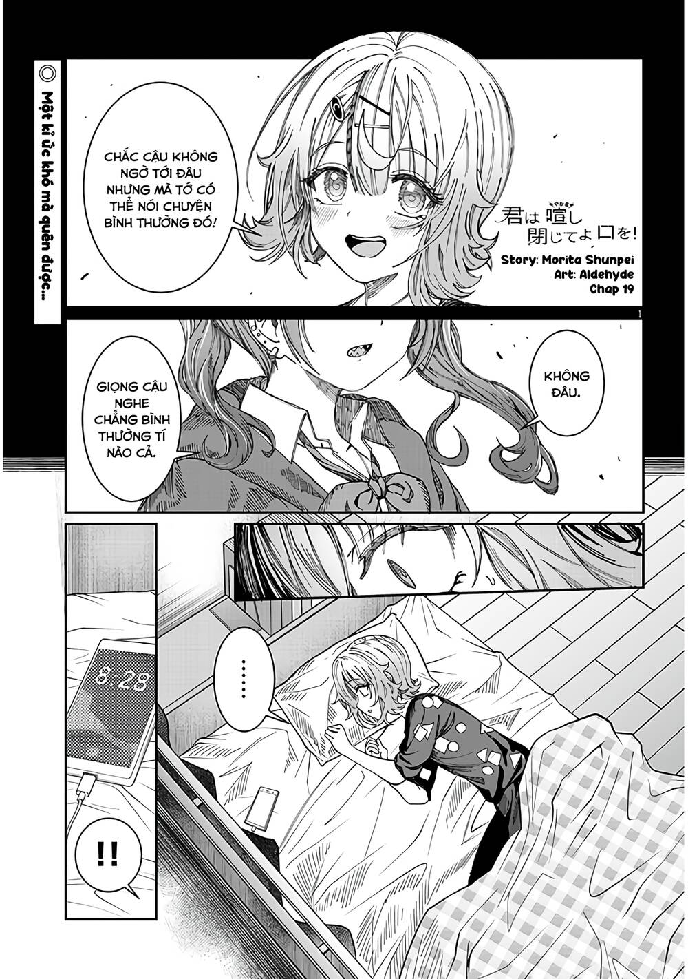 Kimi Wa Yakamashi Tojite Yo Kuchi Wo! Chapter 19 - Trang 2