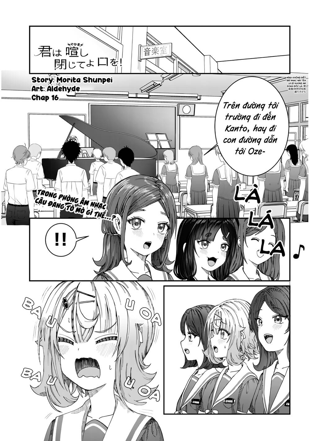 Kimi Wa Yakamashi Tojite Yo Kuchi Wo! Chapter 16 - Trang 2