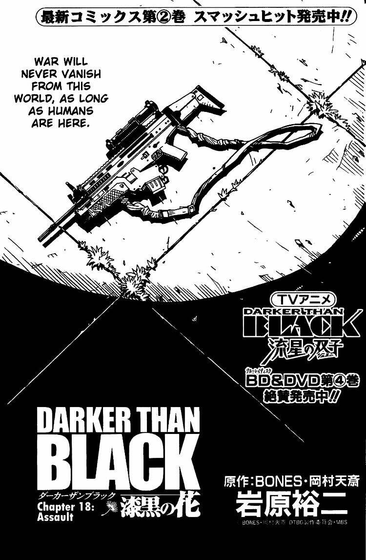 Darker Than Black: Shikkoku No Hana Chapter 18 - Trang 2