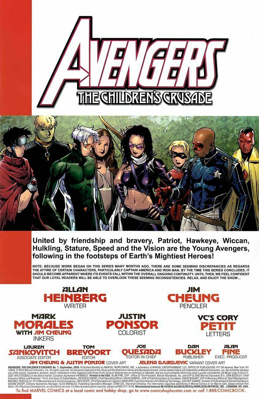 Avengers: The Children’S Crusade Chapter 1 - Trang 2