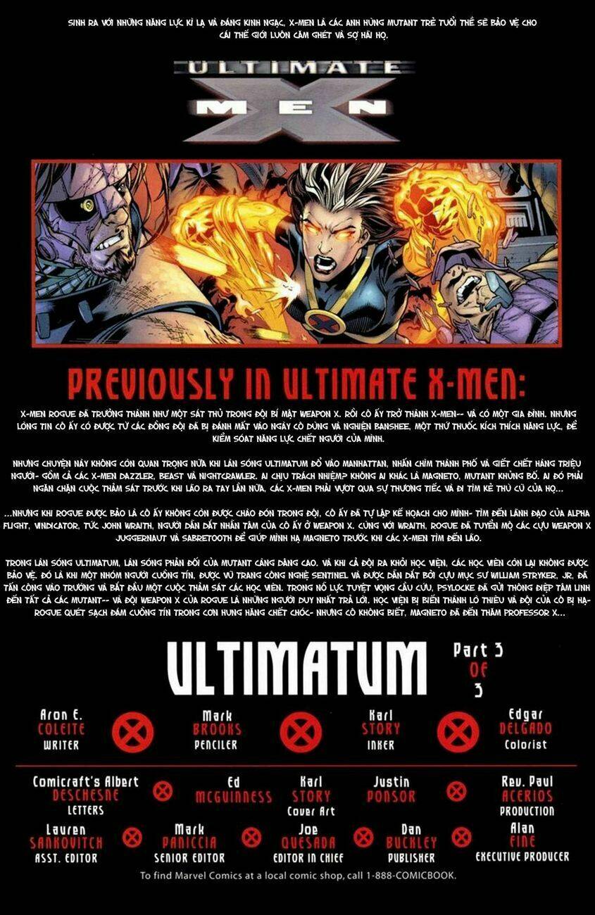 Ultimate X-Men Chapter 100 - Trang 2