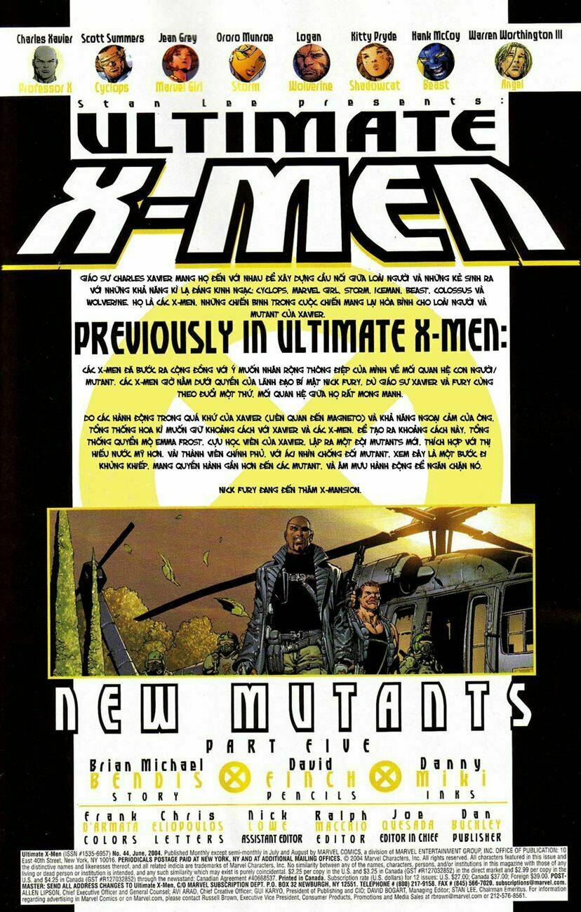 Ultimate X-Men Chapter 44 - Trang 2