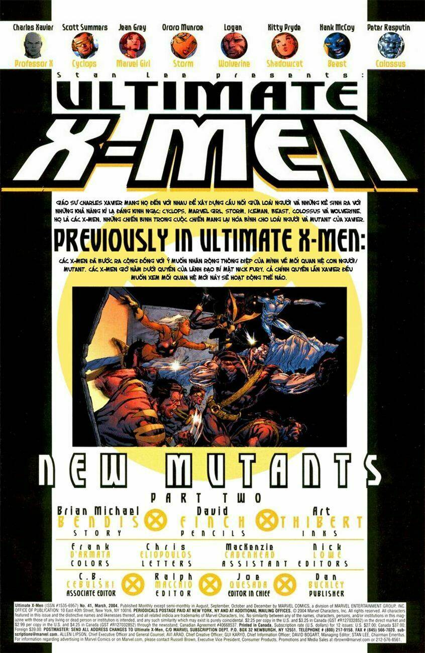 Ultimate X-Men Chapter 41 - Trang 2