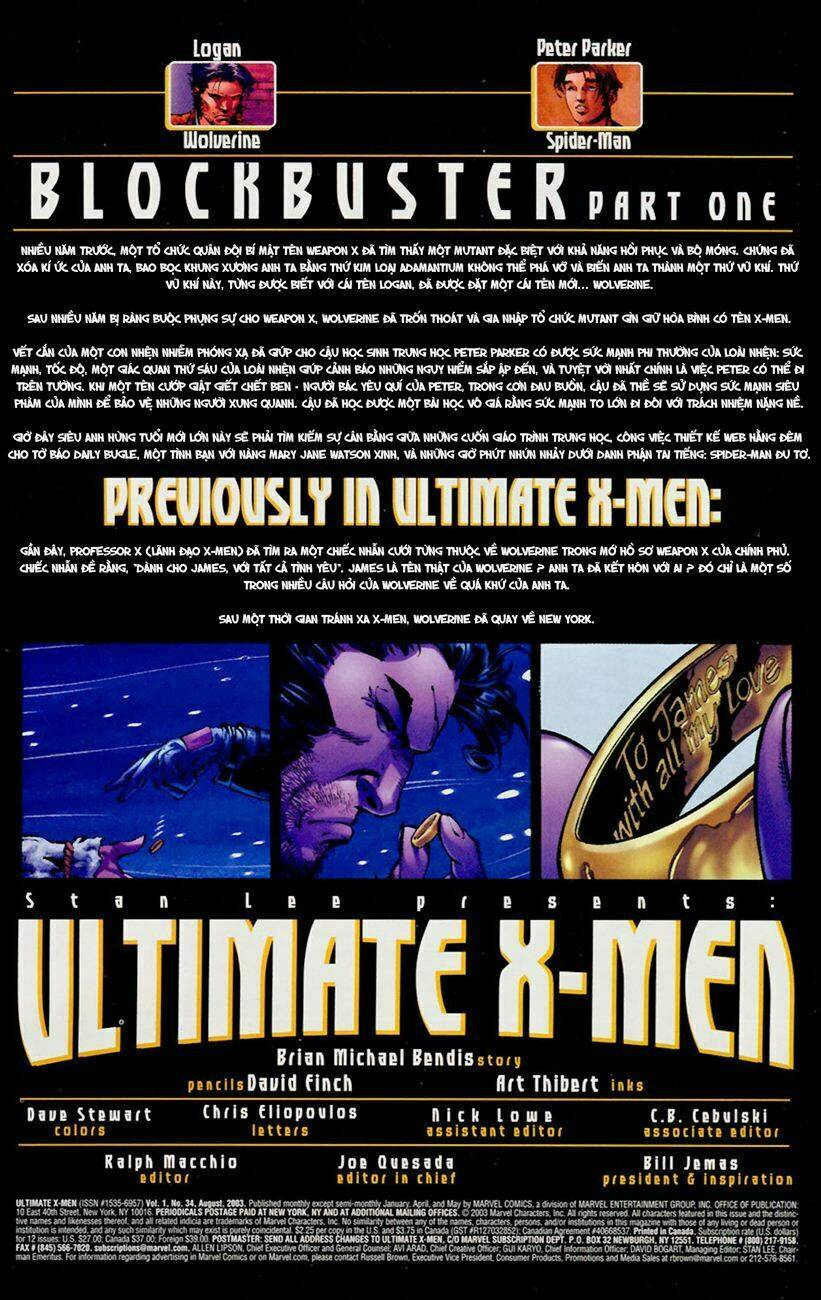 Ultimate X-Men Chapter 34 - Trang 2