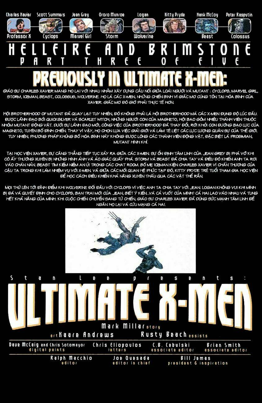 Ultimate X-Men Chapter 23 - Trang 2