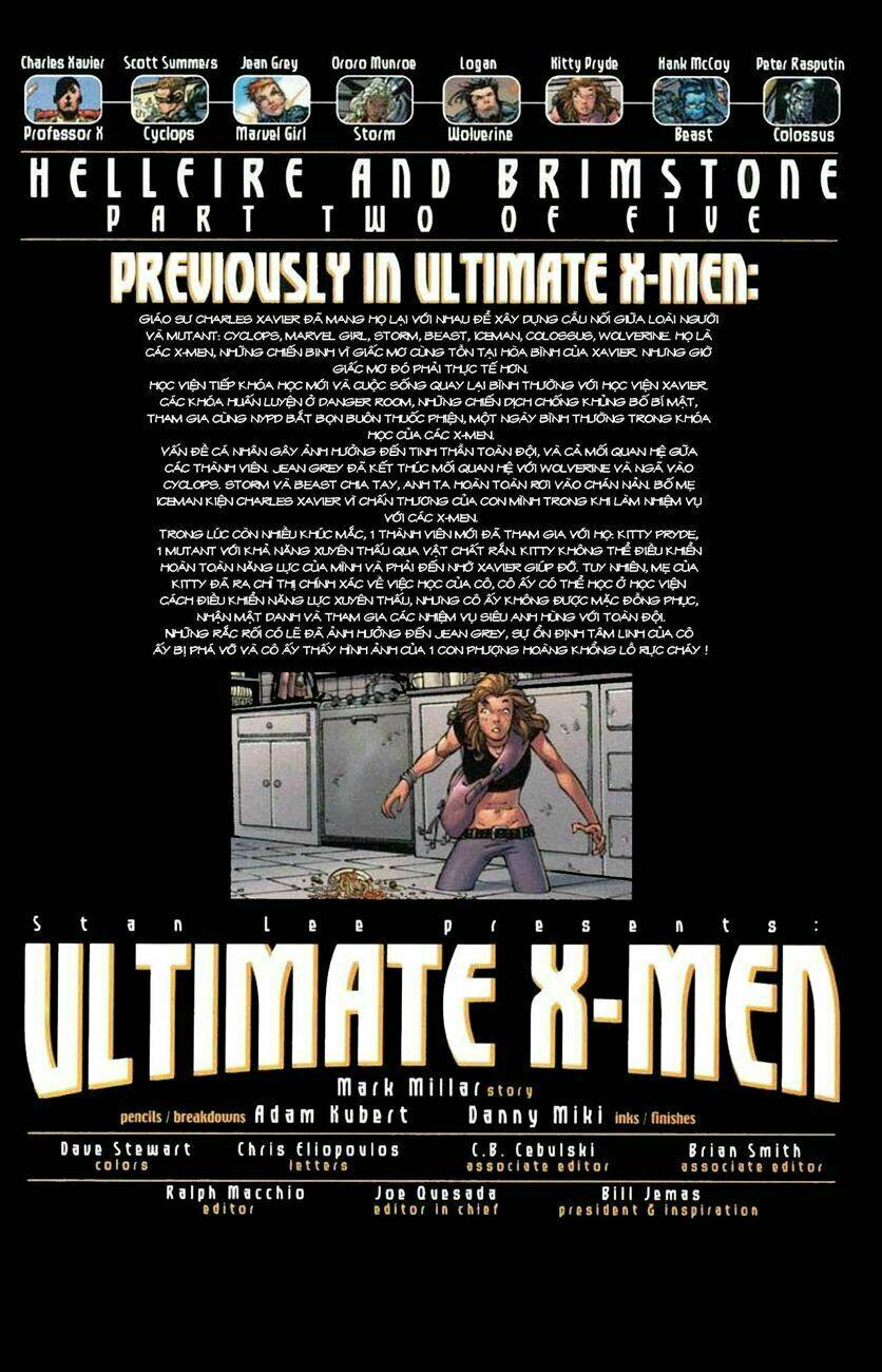 Ultimate X-Men Chapter 22 - Trang 2