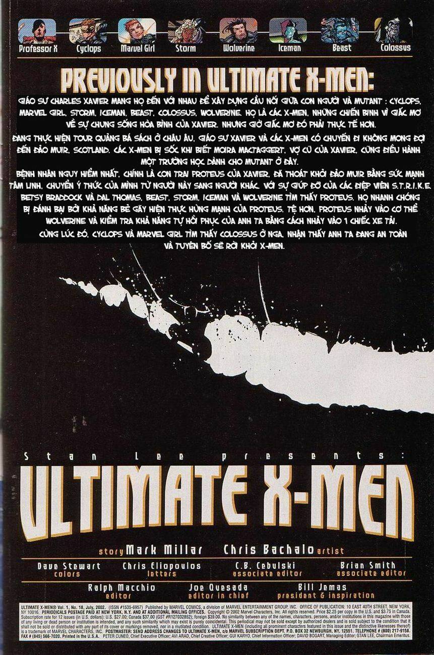 Ultimate X-Men Chapter 18 - Trang 2