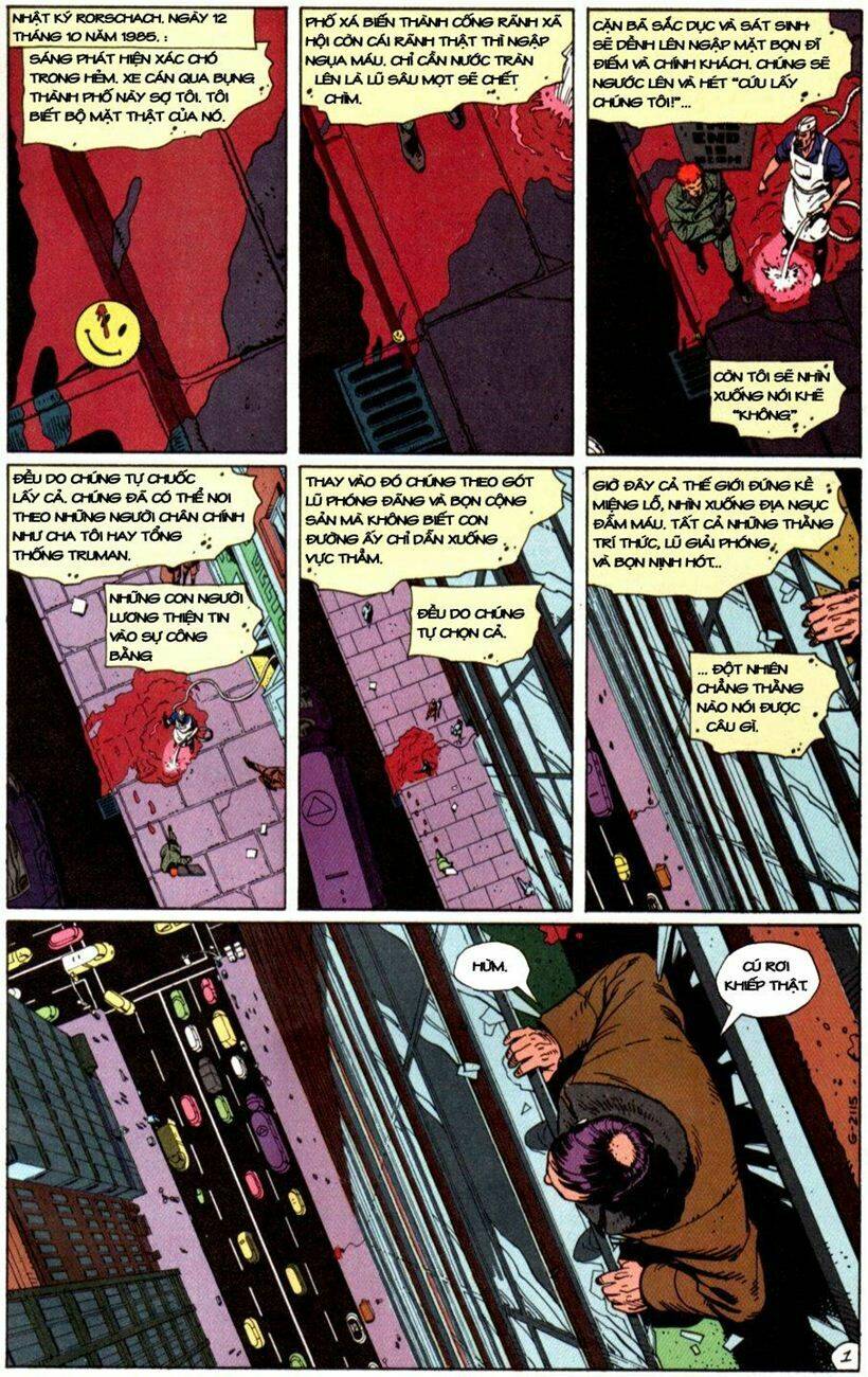 Watchmen Chapter 1 - Trang 2