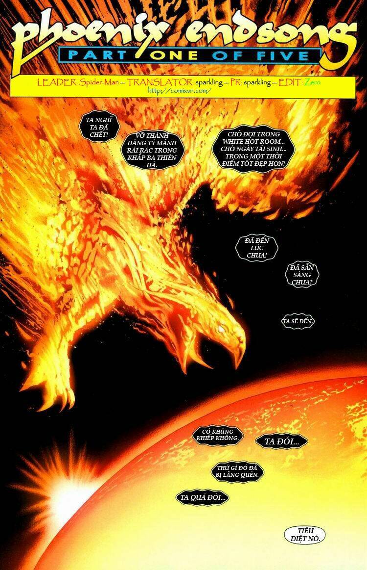 X-Men Phoenix Endsong Chapter 1 - Trang 2