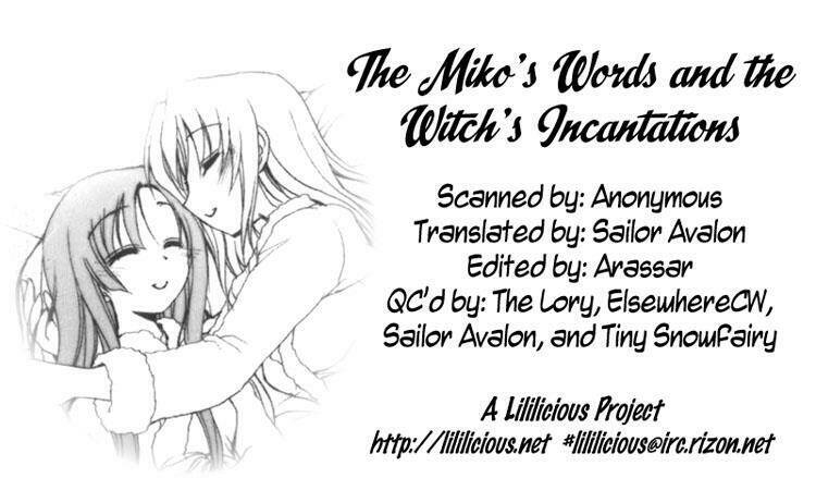 The Caged Miko And The Whimsical Witch Chapter 3 - Trang 2