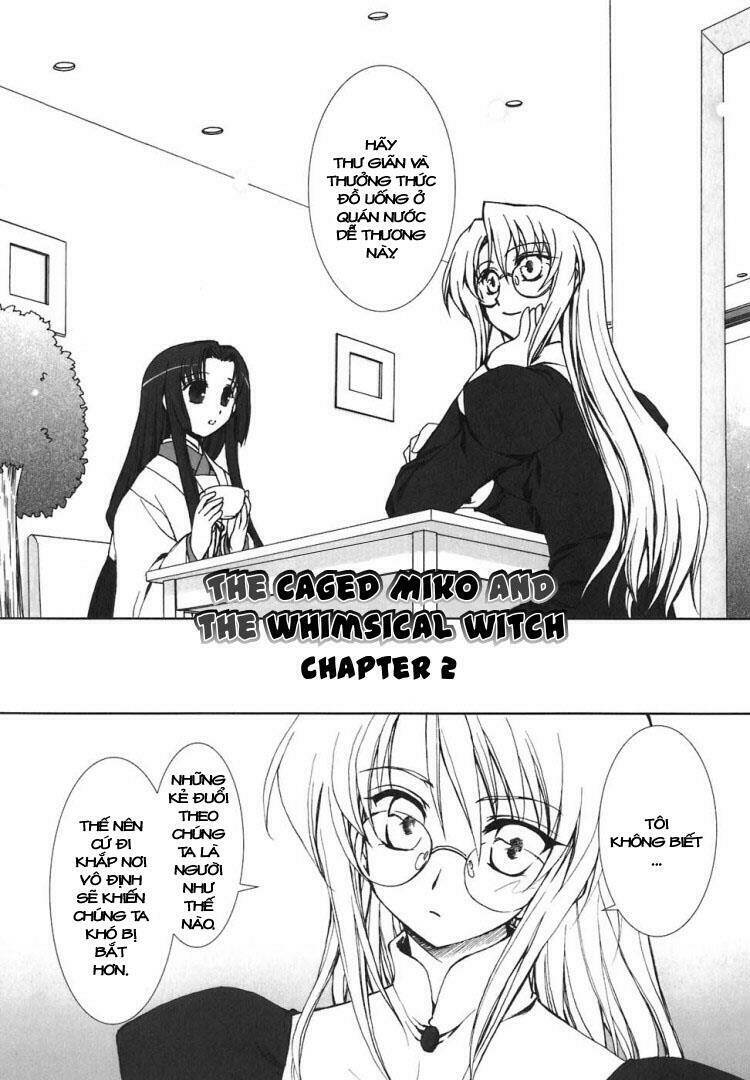 The Caged Miko And The Whimsical Witch Chapter 2 - Trang 2