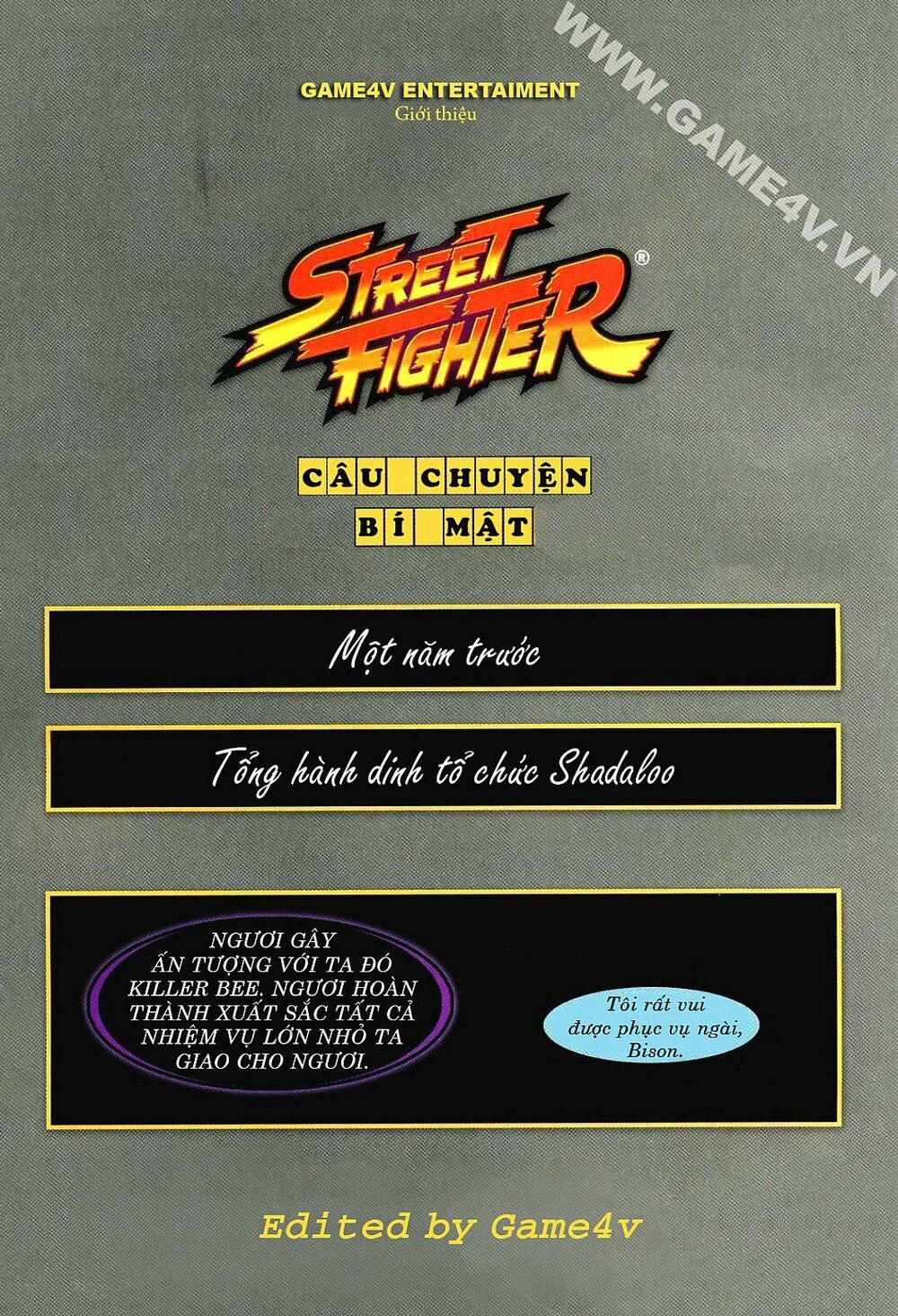 Street Fighter Chapter 5 - Trang 2