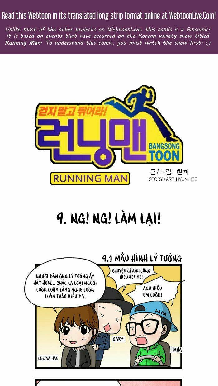 Running Man Chapter 9 - Trang 2