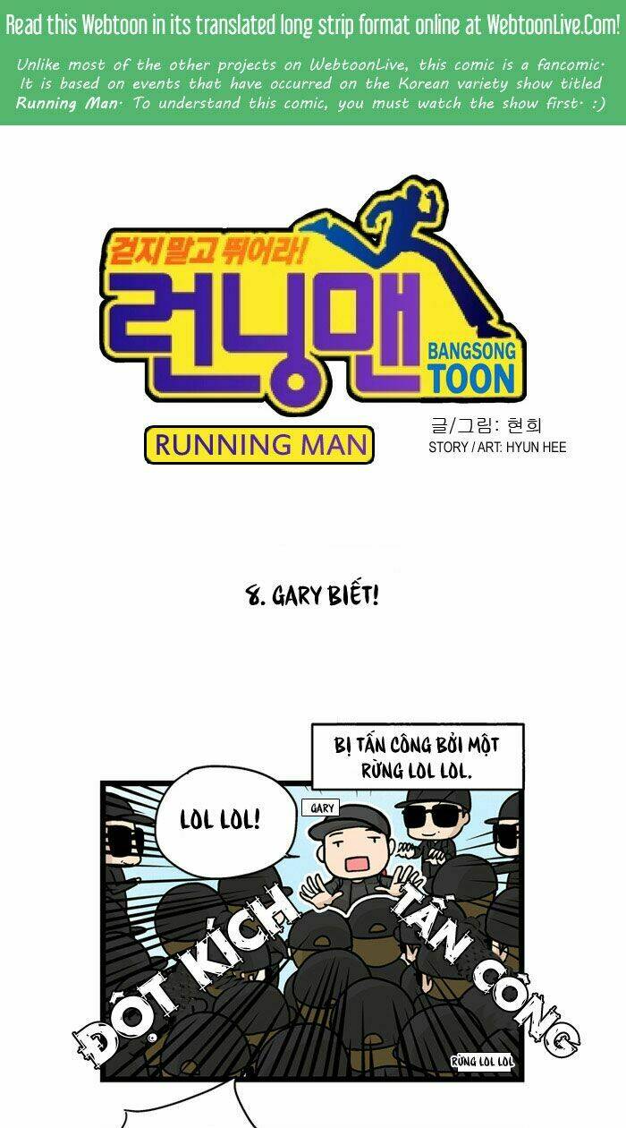 Running Man Chapter 8 - Trang 2