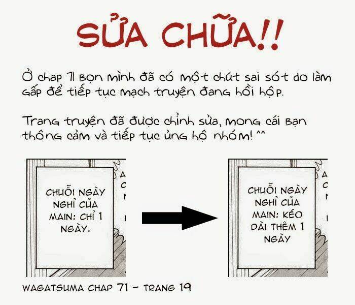 Vợ Tôi Là Wagatsuma Chapter 72 - Trang 2