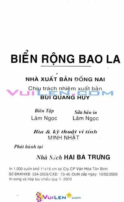 Biển Rộng Bao La Chapter 1 - Trang 2