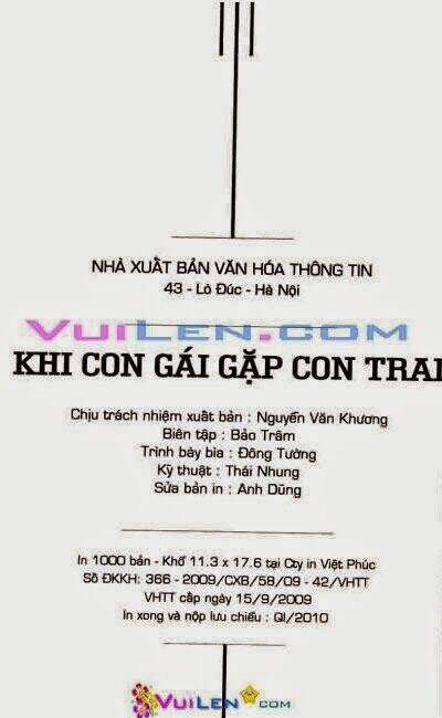 Khi Con Gái Gặp Con Trai Chapter 8 - Trang 2