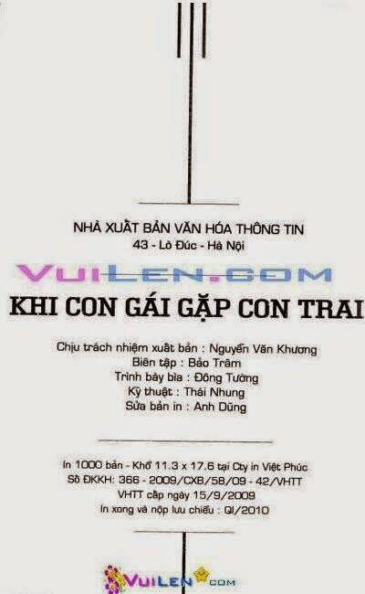 Khi Con Gái Gặp Con Trai Chapter 7 - Trang 2