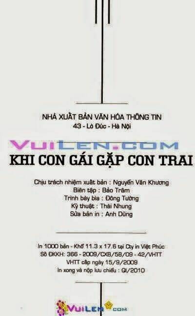 Khi Con Gái Gặp Con Trai Chapter 5 - Trang 2