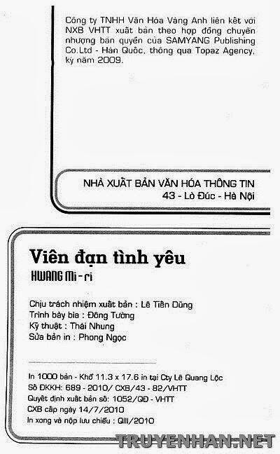 Viên Đạn Tình Yêu Chapter 2 - Trang 2