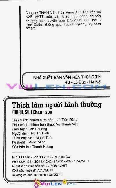 Thích Làm Người Bình Thường Chapter 5 - Trang 2