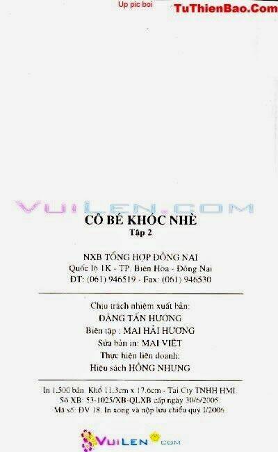 Cô Bé Khóc Nhè Chapter 2 - Trang 2