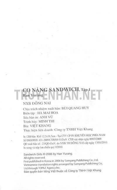 Cô Nàng Sandwich Chapter 6 - Trang 2