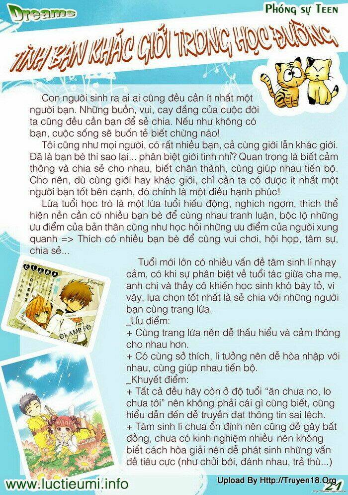 Tạp Chí Dream Chapter 6 - Trang 2