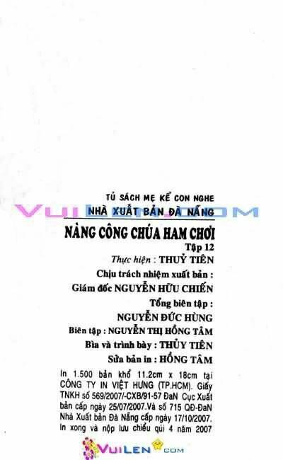 Nàng Công Chúa Ham Chơi Chapter 12 - Trang 2