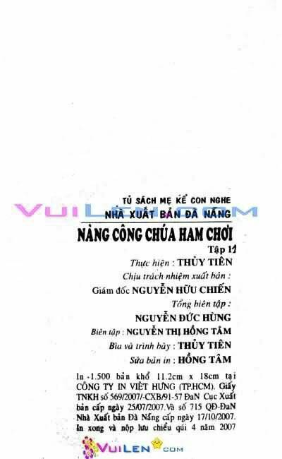 Nàng Công Chúa Ham Chơi Chapter 11 - Trang 2